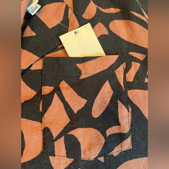 NWT A New Day Button Linen Blend Shirt  Size S - Picture 7 of 10